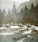 1927 - Tour. 17ª etapa, Col d'Aravis,   Vervaecke, Benoît, Leducq y Frantz limitan la .jpg