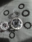 02Conjunto d coronas Dura Ace pulidas..jpg